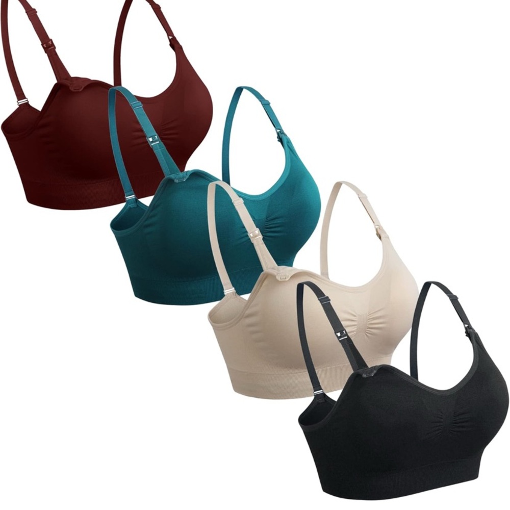 Exelle Elegant Bra Set - Burgundy, Teal, Nude, Black